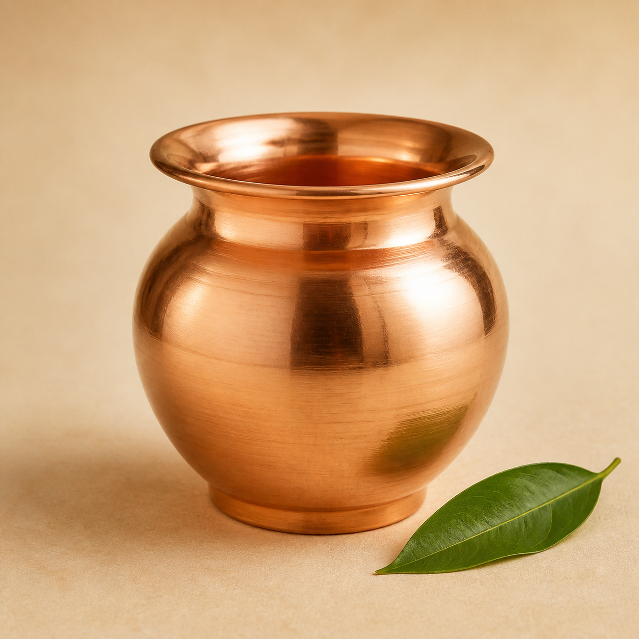 Polished Copper Lota