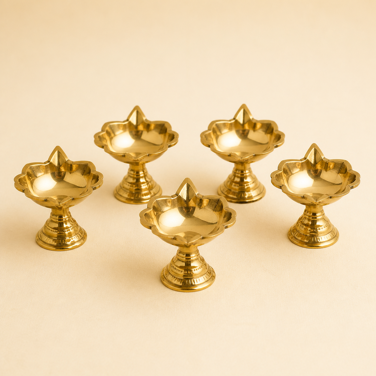 Traditional Brass Diya